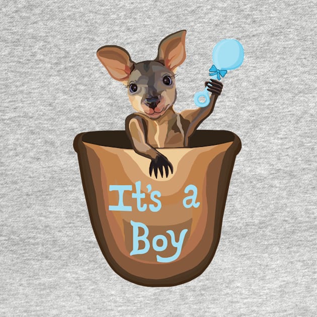 Kangaroo Baby: It's a Boy by Art by Deborah Camp